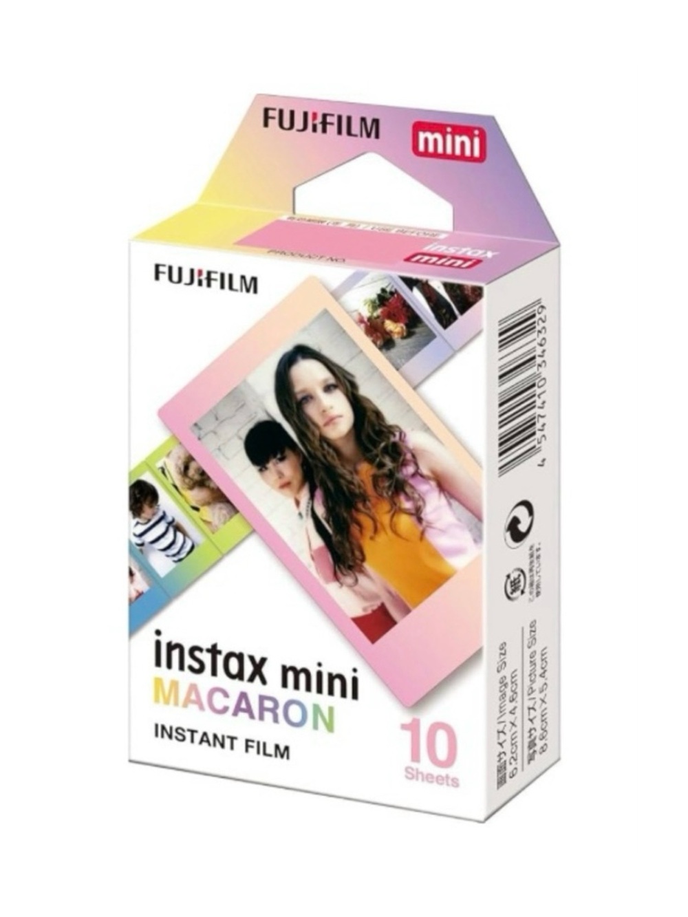 Fujifilm Instax Mini Pastel Macaron Instant Film | 10 pack
